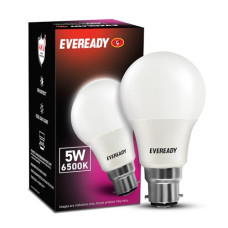 Deals and Offers on - Eveready 5W Led Light Bulb | Long Life & Low Maintenance | Mercury-Free | High Efficiency & Glare-Free Light | 100 Lumens Per Watt | Cool Day Light (6500K), B22 Deals, Discounts & Offers on - Eveready 5W Led Light Bulb | Long Life & Low Maintenance | Mercury-Free | High Efficiency & Glare-Free Light | 100 Lumens Per Watt | Cool Day Light (6500K), B22