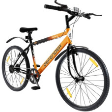 Deals, Discounts & Offers on Auto & Sports - Lifelong Defender 26T with Rigid Fork 26 T Road Cycle(Single Speed, Black, Orange)
