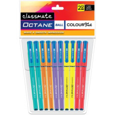Deals, Discounts & Offers on  - Classmate Colour Fest Series Ball Pen(Pack of 10, Blue)