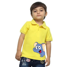 Deals, Discounts & Offers on Baby Care - [Size 12 Months-18 Months] Nusyl Elephant Printed Infants Polo T-Shirt - NUICPTH0165