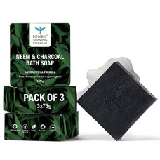Deals, Discounts & Offers on  - Bombay Shaving Company Charcoal and Neem Bath Soap | Pack of 3,75g each