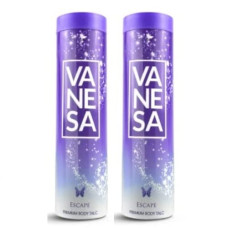 Deals, Discounts & Offers on Beauty Care - VANESA Escape Talc - 300GM Each (Pack of 2) | Scent Talcum Powder
