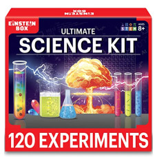 Deals, Discounts & Offers on  - Einstein Box Ultimate Science Kit for Boys and Girls Ages 6-8-10-12-14 Years| Birthday Gifts Ideas for Kids| STEM Learning Toys