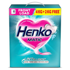Deals and Offers on - Henko Matic Front Load Detergent Powder 4KG + 2KG | Laundry Detergent Powder For Effectively Removes Tough Stains | Front Load Detergent Powder with Nano Fibre Lock Technology (4KG + 2 KG) Deals, Discounts & Offers on - Henko Matic Front Load Detergent Powder 4KG + 2KG | Laundry Detergent Powder For Effectively Removes Tough Stains | Front Load Detergent Powder with Nano Fibre Lock Technology (4KG + 2 KG)