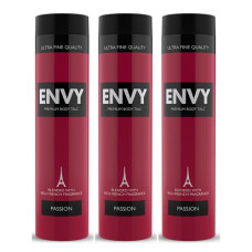 Deals, Discounts & Offers on Beauty Care - ENVY Passion Talc - 100GM Each (Pack of 3)