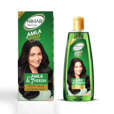 Deals, Discounts & Offers on Beauty Care - Nihar Naturals Amla Gold Hair Oil, Amla & 7 Seeds, 280 ml