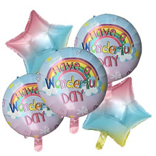 Deals and Offers on - AMFIN (Pack of 5) Have A wonderful Day Balloon/Wonderful Day Foil Balloon/Star Foil Balloon/Celebration Day Balloon/Birthday Decoration Balloon/New Year 2022 Deals, Discounts & Offers on - AMFIN (Pack of 5) Have A wonderful Day Balloon/Wonderful Day Foil Balloon/Star Foil Balloon/Celebration Day Balloon/Birthday Decoration Balloon/New Year 2022