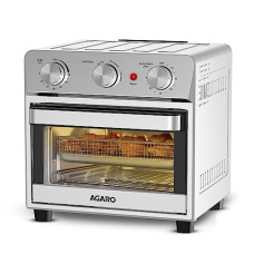 Deals and Offers on - AGARO Regal Air Fryer For Home, 14 Litre, Family Rotisserie Convection Oven, 1700W, Electric Oven, 3 Preset Programs, Stainless Steel, Bake, Roast, Toast and Reheat, Silver Deals, Discounts & Offers on - AGARO Regal Air Fryer For Home, 14 Litre, Family Rotisserie Convection Oven, 1700W, Electric Oven, 3 Preset Programs, Stainless Steel, Bake, Roast, Toast and Reheat, Silver