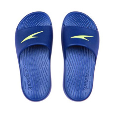 Deals, Discounts & Offers on Women - Single Colour Slide Navy - Bright Zest