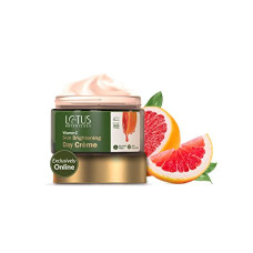 Deals and Offers on - Lotus Botanicals Skin Brightening Day Cream | Vitamin C | SPF 25 | PA+++ | Lightweight | Silicon & Chemical Free | All Skin Types | 50g Deals, Discounts & Offers on - Lotus Botanicals Skin Brightening Day Cream | Vitamin C | SPF 25 | PA+++ | Lightweight | Silicon & Chemical Free | All Skin Types | 50g