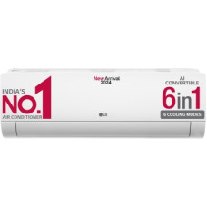 Deals, Discounts & Offers on Air Conditioners - [For ICICI Credit Card] LG AI Convertible 6-in-1 Cooling 2024 Model 1.5 Ton 5 Star Split Dual Inverter 4 Way Swing, HD Filter with Anti-Virus Protection,VIRAAT Mode & ADC Sensor AC - White(TS-Q19YNZE1, Copper Condenser)