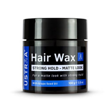 Deals and Offers on - Ustraa Strong Hold Hair Wax - Matte Look 100g Non-sticky wax Matte finish Easy-to-Wash Strong Hold without harmful chemicals or fixatives Deals, Discounts & Offers on - Ustraa Strong Hold Hair Wax - Matte Look 100g Non-sticky wax Matte finish Easy-to-Wash Strong Hold without harmful chemicals or fixatives