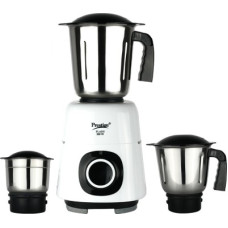 Deals, Discounts & Offers on Personal Care Appliances - Prestige Flash Atlas 500 W Mixer Grinder (3 Jars, White, Black)