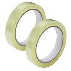 Deals, Discounts & Offers on  - AIPL BOPP Packaging Clear Tape - 24MM x 50 Meter| Pack of 2 |