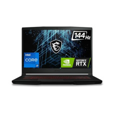 Deals, Discounts & Offers on Laptops - MSI GF63 Thin, Intel 11th Gen. i7-11800H, 40CM FHD 144Hz Gaming Laptop (8GB/512GB NVMe SSD/Windows 11 Home/NVIDIA RTX 3050 4GB GDDR6/Black/1.86Kg), 11UC-866IN