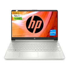 Deals, Discounts & Offers on Laptops - [Use SBI CC] HP Laptop 15s, Intel Celeron, 15.6-inch (39.6 cm), HD, 8GB DDR4, 512GB SSD, Intel UHD Graphics, Thin & Light, Dual Speakers, BrightView Display (Win 11, MSO 2021, Silver, 1.65 kg), fq3071TU