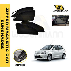 Deals, Discounts & Offers on  - Woschmann - Black Car Zipper Magnetic Sunshade/Curtains