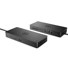 Deals, Discounts & Offers on Laptop Accessories - Dell 180w Thunderbolt Dock|Noble Wedge Security Slot Kensington Security Slot|Resolution-5120 x 2880-60 Hz(Max.)|Connector Type- C|WD19TBS-Black