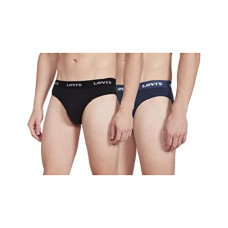 Deals, Discounts & Offers on Men - [Sizes S, M, L, XL] Levi's Men's Cotton 100 CA Regular Solid BRIEF (Pack of 2)