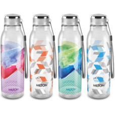 Deals, Discounts & Offers on  - MILTON Helix 1000 Pet Water , Set of 4, Each, 1000 ml Bottle(Pack of 4, Multicolor, Plastic)