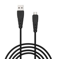 Deals, Discounts & Offers on  - Portronics Konnect B Micro USB Cables For Fast Charging & Data Sync 3.0 Amp with PVC Heads I Nylon Braided I 1 mtr(Black)
