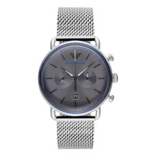 Deals, Discounts & Offers on Men - [For ICICI Bank Credit Card] Emporio Armani Analog Grey Dial Men's Watch-AR11383