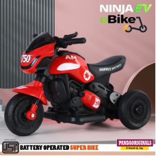 Deals, Discounts & Offers on  - Pandaoriginals Ninja Ev With Music And Lights, Forward and Backward Gear, Built in MP3 player Bike Battery Operated Ride On(Red)