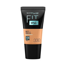 Deals, Discounts & Offers on Beauty Care - Maybelline New York Liquid Foundation, Matte & Poreless, Full Coverage Blendable Normal to Oily Skin, Fit Me, 330 Toffee, 18ml