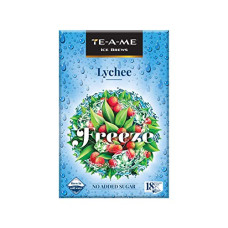 Deals, Discounts & Offers on  - [Available at Delhi, 110006, 110028] TE-A-ME Freeze Lychee Iced Infusion Tea, 18 Pyramid Infusion Tea Bags | Ice Brews | Cold Brew | Flavoured Infusion Ice Tea