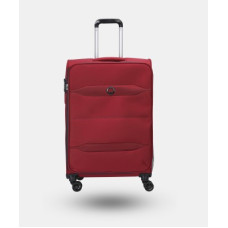 Deals, Discounts & Offers on  - DELSEYMedium Check-in Suitcase (68 cm) 4 Wheels - EASY TRIP 68 4W TROLLEY CASE - Red