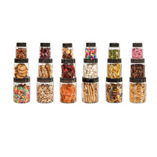 Deals and Offers on - Cello Diamond Plastic Kitchen Storage Containers with Air Tight Lids, Clear, 18Pcs (Capacity - 6-300ml,6-650ml,6-1200ml) Deals, Discounts & Offers on - Cello Diamond Plastic Kitchen Storage Containers with Air Tight Lids, Clear, 18Pcs (Capacity - 6-300ml,6-650ml,6-1200ml)