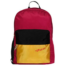 Deals, Discounts & Offers on Backpacks - F Gear Emprise Guc Red Yellow Black 23 Ltrs Casual Backpack (3361)