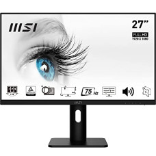 Deals and Offers on - MSI PRO MP273P Business & Productivity Monitor 27 Inch FullHD (1920 x 1080) 75Hz Refresh Rate, IPS Panel with Eye-Friendly Technology, VESA-Mount Supported, Tilt/Swivel/Height/Pivot, Black Deals, Discounts & Offers on - MSI PRO MP273P Business & Productivity Monitor 27 Inch FullHD (1920 x 1080) 75Hz Refresh Rate, IPS Panel with Eye-Friendly Technology, VESA-Mount Supported, Tilt/Swivel/Height/Pivot, Black
