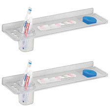 Deals and Offers on - Kamal Bathroom Straight Shelf 3 in 1 - Neo (Set of 2) Deals, Discounts & Offers on - Kamal Bathroom Straight Shelf 3 in 1 - Neo (Set of 2)