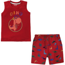 Deals and Offers on - Miss & ChiefBaby Boys & Baby Girls Casual T-shirt Shorts(Red) Deals, Discounts & Offers on - Miss & ChiefBaby Boys & Baby Girls Casual T-shirt Shorts(Red)