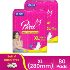 Deals and Offers on - Paree Soft & Rash Free Sanitary Pad | XL Size| 3 Seconds Absorption Deals, Discounts & Offers on - Paree Soft & Rash Free Sanitary Pad | XL Size| 3 Seconds Absorption