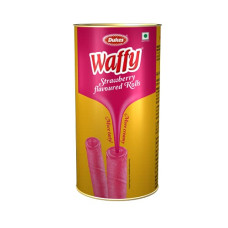 Deals, Discounts & Offers on  - Dukes Waffy Strawberry flavoured rolls (300g)