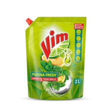 Deals, Discounts & Offers on  - Vim Dishwash Anti Smell Liquid, Pudina, 2 Ltr