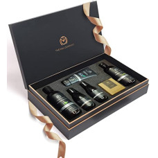 Deals and Offers on - The Man Company Charcoal Kit Set Of 6 - Body Wash, Shampoo, Face Scrub, Face Wash, Cleansing Gel, Soap | Best Gift for Men | Combo Set Deals, Discounts & Offers on - The Man Company Charcoal Kit Set Of 6 - Body Wash, Shampoo, Face Scrub, Face Wash, Cleansing Gel, Soap | Best Gift for Men | Combo Set