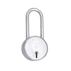 Deals, Discounts & Offers on Home Improvement - Harrison T-26 BCP L/S-0245_PK 4 Steel 9 Levers Padlock with 3 Keys (Pack of 4), Silver