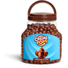Deals, Discounts & Offers on Food and Health - LuvIt Crme Pops | Choco Coated Pops With Crunchy Biscuit Centre | Cake Decoration | Crackles(800)