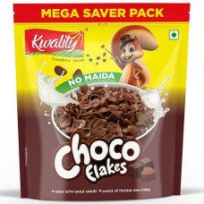 Deals and Offers on - Kwality Choco Flakes 1kg | Made with Whole Wheat, No Maida Chocos | Source of Protein & Fiber | Richness of Chocolate | Healthy Food & Breakfast Cereal Deals, Discounts & Offers on - Kwality Choco Flakes 1kg | Made with Whole Wheat, No Maida Chocos | Source of Protein & Fiber | Richness of Chocolate | Healthy Food & Breakfast Cereal