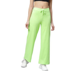 Deals, Discounts & Offers on Women - Hubberholme Women's Cotton Blend Regular Fit Wide Legs Track Pants