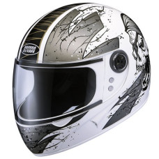 Deals and Offers on - Studds Chrome Super D3 Full Face Helmet (White and Grey, M) Deals, Discounts & Offers on - Studds Chrome Super D3 Full Face Helmet (White and Grey, M)