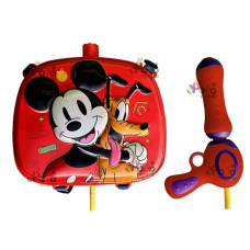 Deals and Offers on - PoPo Toys Holi Pressure Pichkari with Mickey Bag Tank- 3 LTR, with Free Balloons, Gulal and Surprise Holi Gift | Multicolor Deals, Discounts & Offers on - PoPo Toys Holi Pressure Pichkari with Mickey Bag Tank- 3 LTR, with Free Balloons, Gulal and Surprise Holi Gift | Multicolor