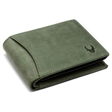 Deals and Offers on - WildHorn Green Leather Wallet Deals, Discounts & Offers on - WildHorn Green Leather Wallet