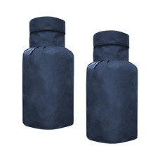 Deals, Discounts & Offers on  - PrettyKrafts dustproof Printed LPG Gas Cylinder Cover Full size, (Pack of 2) Navy Blue