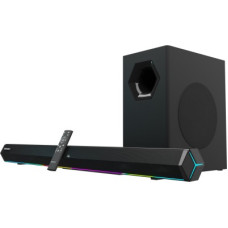 Deals, Discounts & Offers on  - ZEBRONICS JUKE BAR 6100DWS PRO Soundbar with Wireless Subwoofer,HDMI(ARC),RGB LED lights 240 W Bluetooth Soundbar(Black, 2.1 Channel)