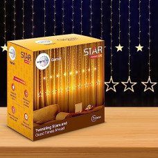 Deals, Discounts & Offers on  - wipro Garnet 12 Stars Curtain LED Festive Lights | Indoor String Lights | Decoration
