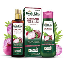 Deals and Offers on - Kesh King Organic Onion with Curry Leaves - Hair Care Combo | Reduces Hair Fall Upto 98%, Boosts Hair Growth & Keeps Hair Smooth Upto 48Hrs | Onion Oil 100ml + Onion Shampoo 300ml Deals, Discounts & Offers on - Kesh King Organic Onion with Curry Leaves - Hair Care Combo | Reduces Hair Fall Upto 98%, Boosts Hair Growth & Keeps Hair Smooth Upto 48Hrs | Onion Oil 100ml + Onion Shampoo 300ml